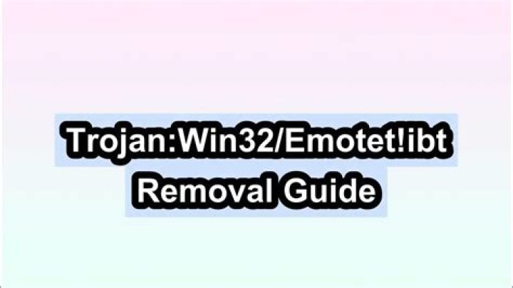 Trojan:Win32/Emotet!ibt