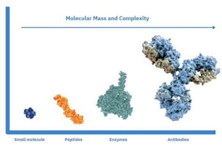 What are biological molecules composed of?