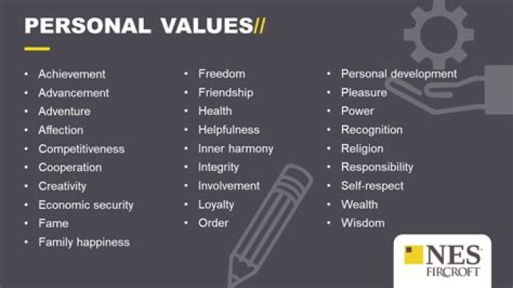 What are my career values