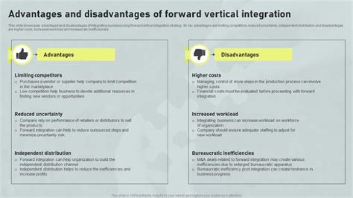 What are some advantages and disadvantages of vertical integration?