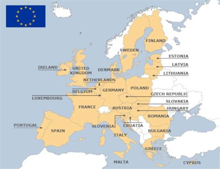 What are the 12 countries in the European Union?