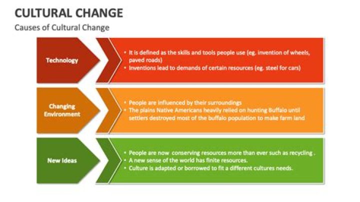 What are the 3 causes of cultural change