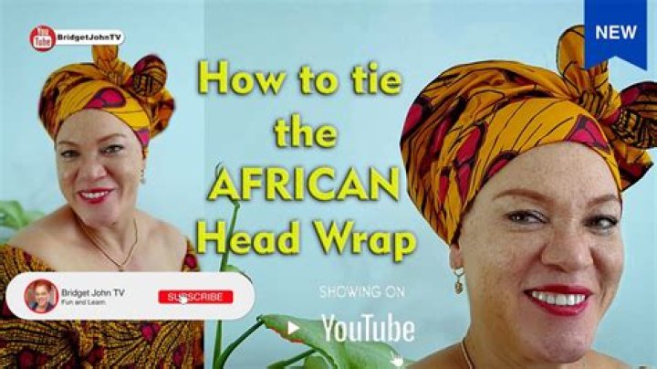 What are the dimensions of an African head wrap?