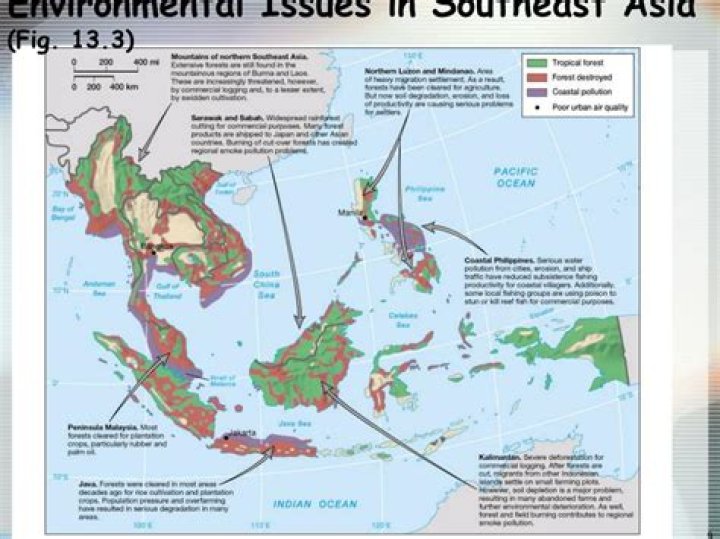 What are the environmental issues in Southeast Asia?