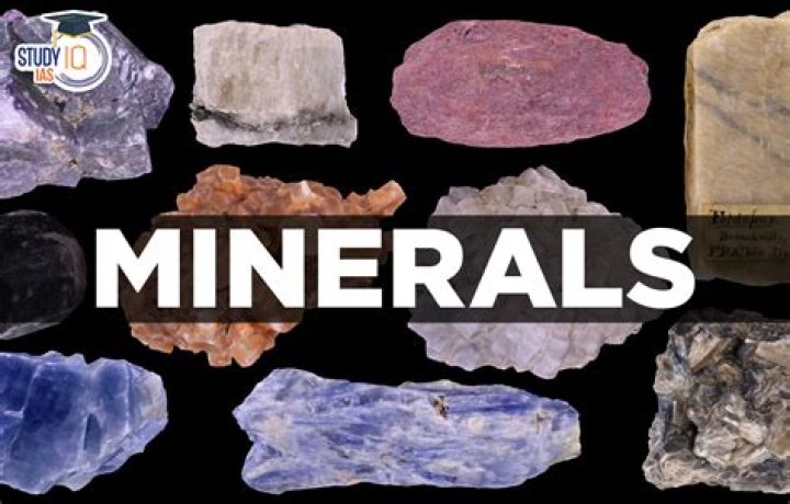 What are the examples of minerals?