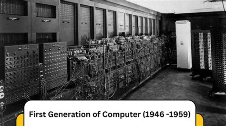 What are the features of first generation computer?