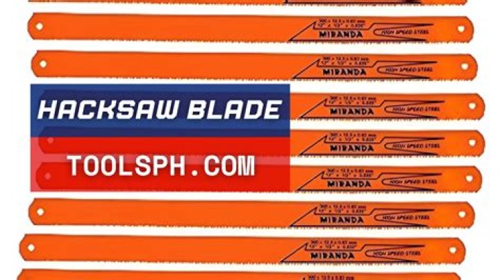 What are the two categories of hand hacksaw blades