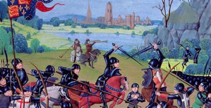 What battles did England win in 100 years war?