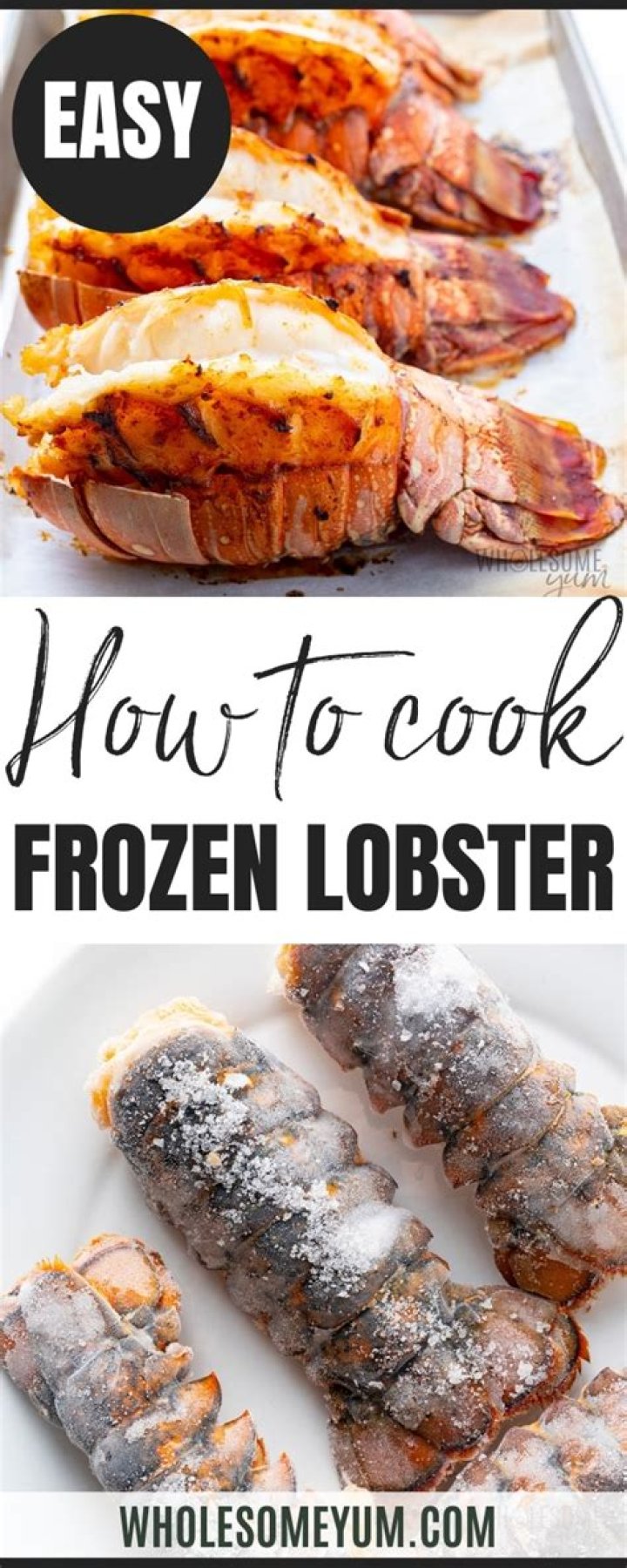What can I make with frozen lobster tails?
