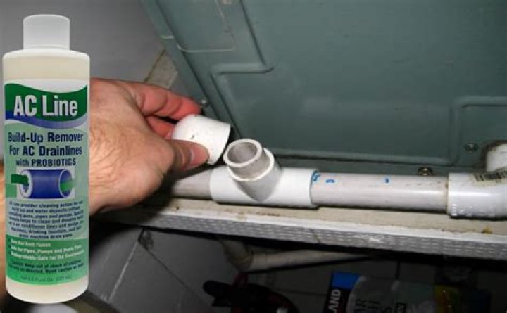 What can I use to clean my AC drain