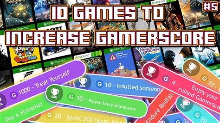 What can you do with Xbox Gamerscore?