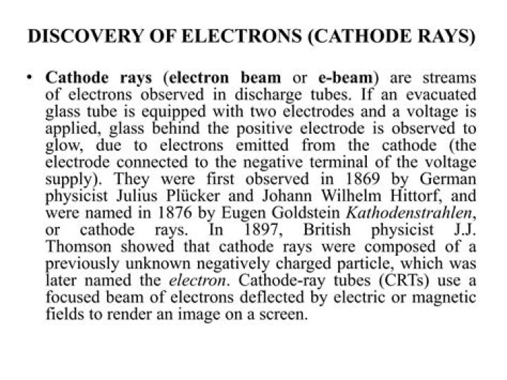 What characteristics of cathode rays led Thomson to conclude
