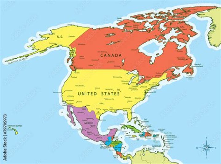 What countries are near America?