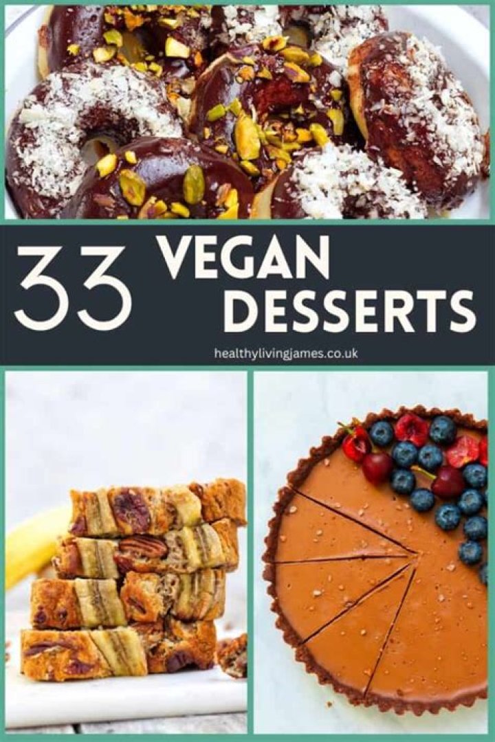 What desserts do vegans eat?