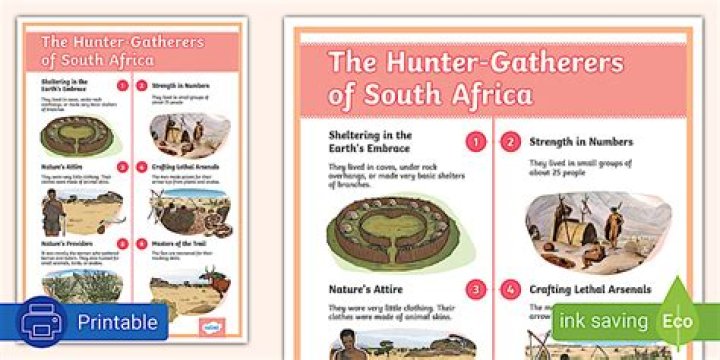 What did the hunter gatherers eat?
