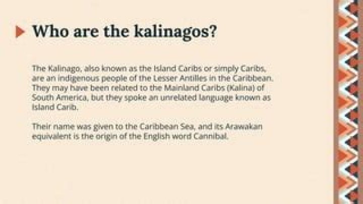 What did the Kalinagos take from the Tainos?