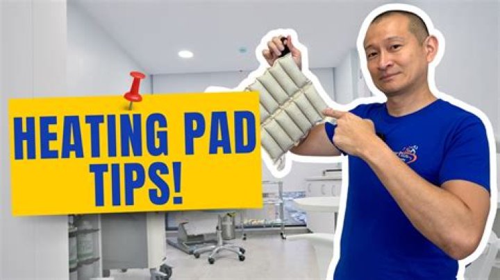 What do heating pads help with?