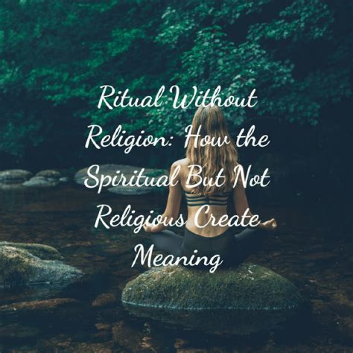 What do you mean by spiritual but not religious?