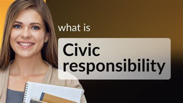 What does civic responsibility mean