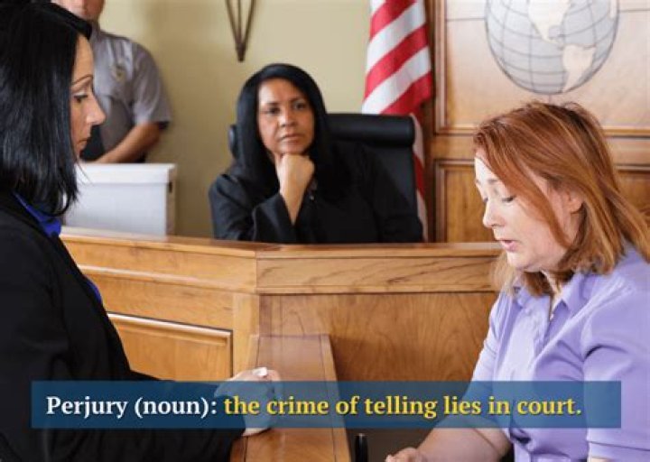 What does commit perjury mean