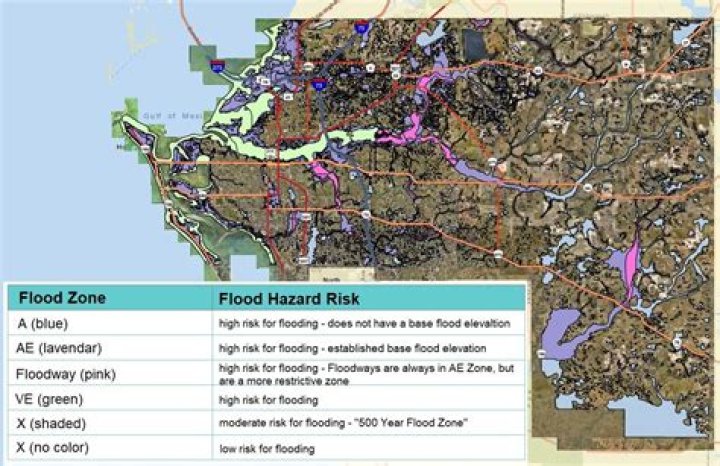 What does flood zone a mean in Louisiana