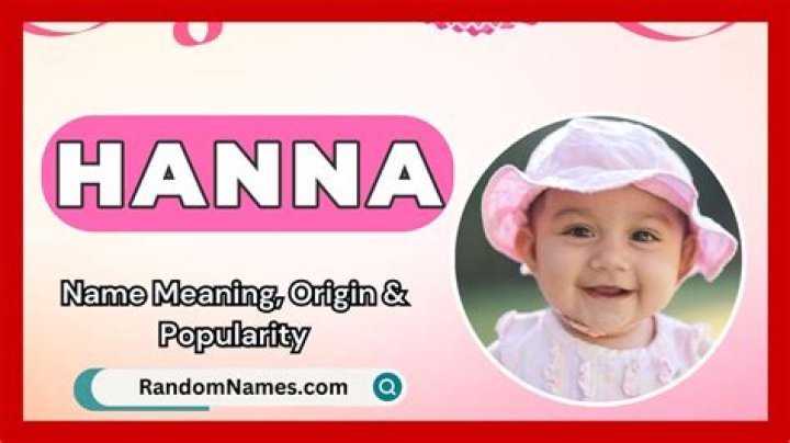 What does Hanna mean