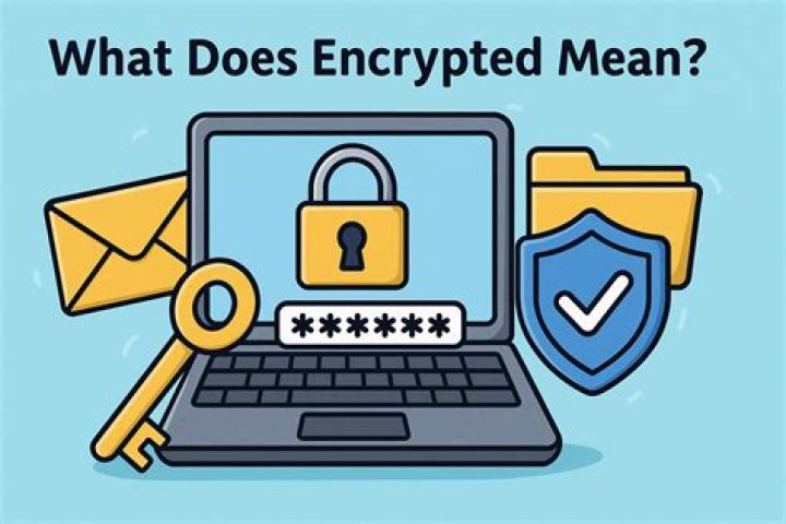 What does it mean if something is encrypted?