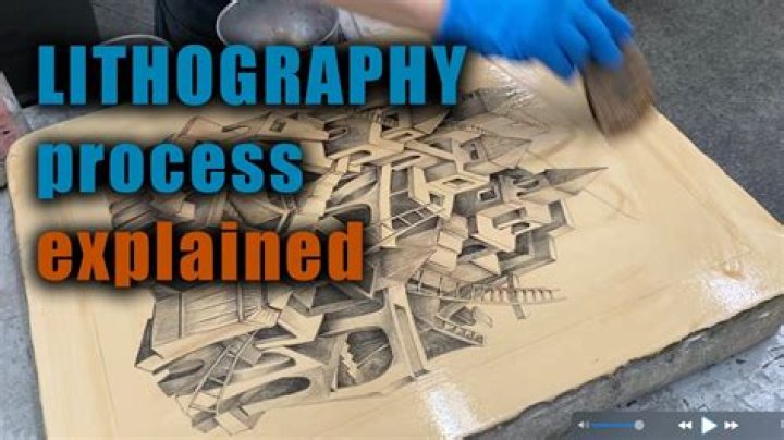 What does lithography process mean?