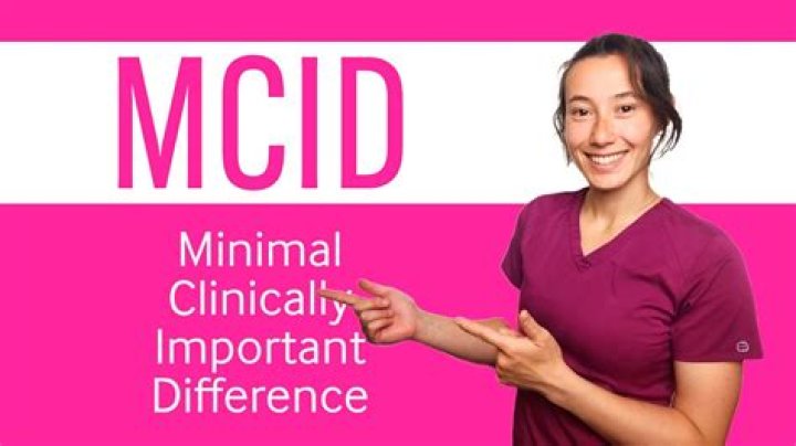 What does MCID mean in research?