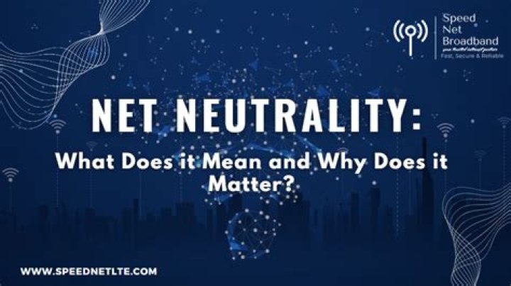 What does no net neutrality mean?