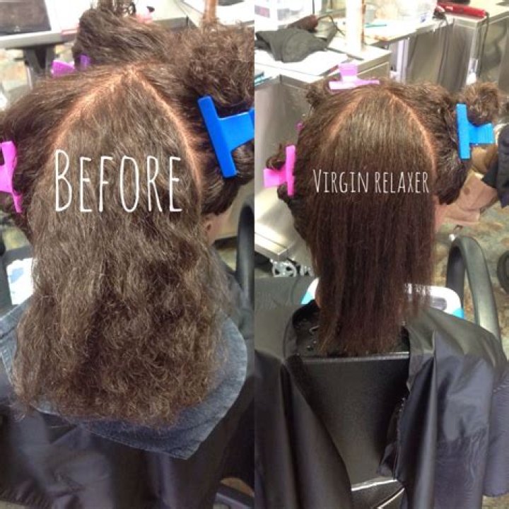 What does relaxer do to curly hair?