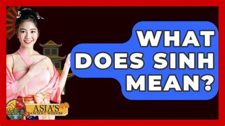 What does sinh t mean?