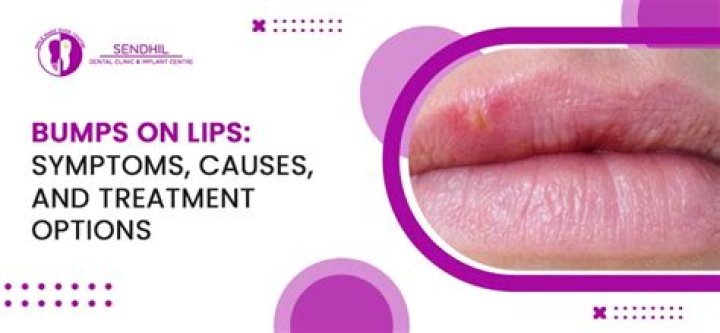 What does tiny bumps on lips mean?