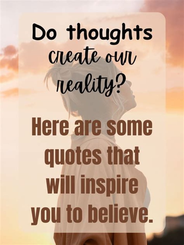 What exactly are thoughts?