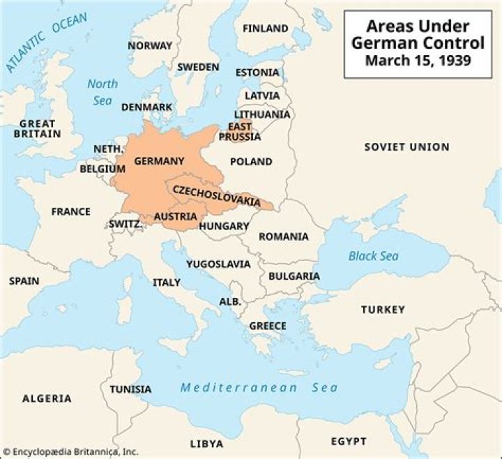 What happened between Russia and Germany in 1939?