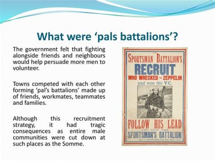 What happened to the Pals Battalions?