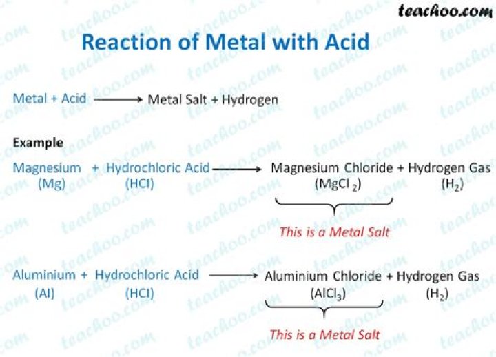 What happens when metal oxide reacts with base?
