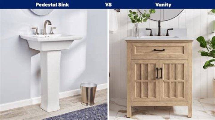 What is a bathroom pedestal