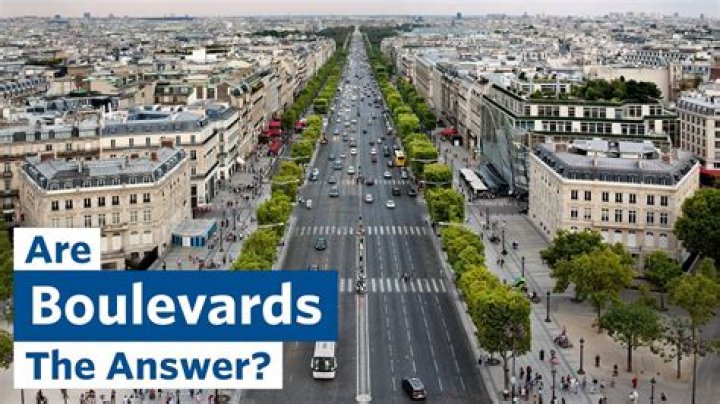 What is a boulevard?