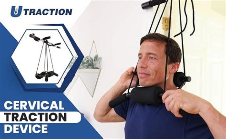 What is a cervical traction device used for