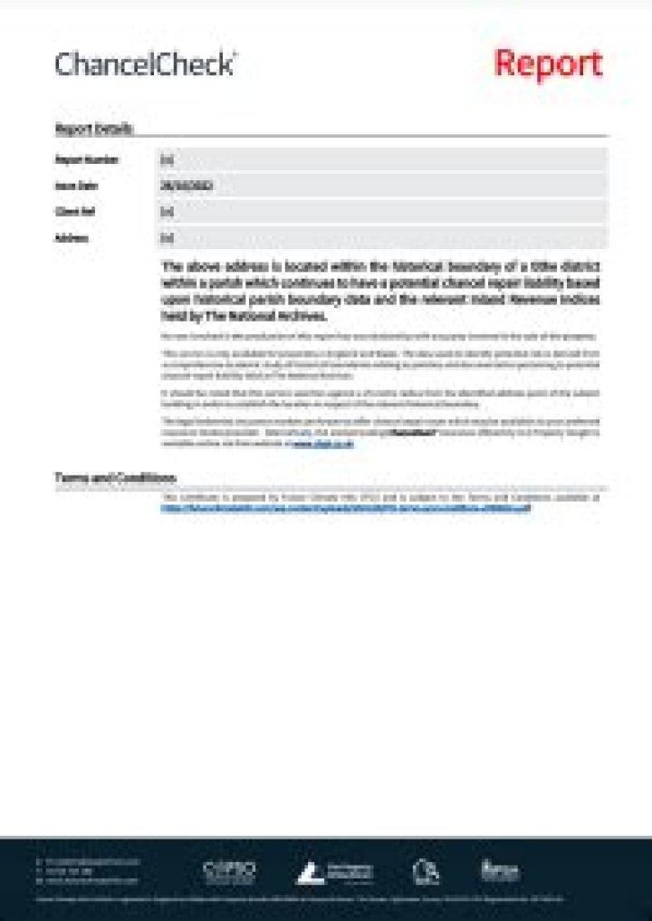 What is a chancel check search?