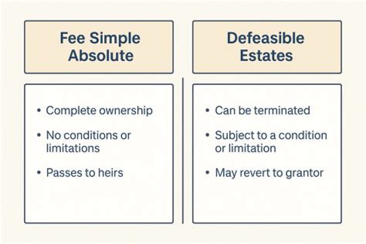 What is a Defeasible life estate?