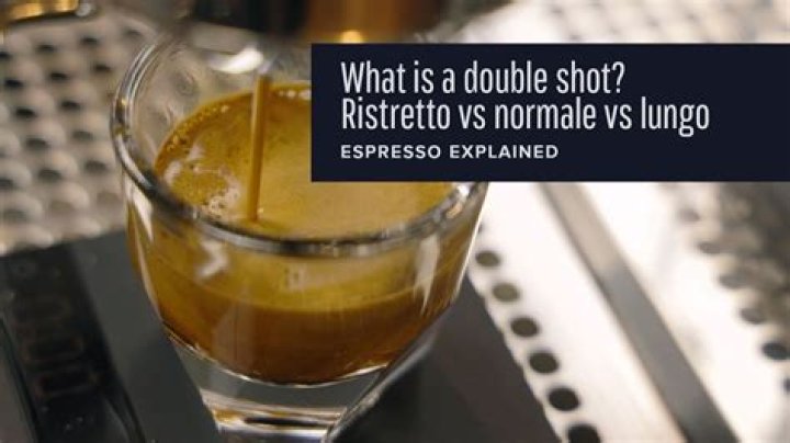 What is a double ristretto latte