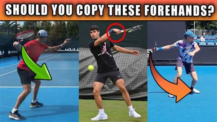 What is a forehand in tennis?