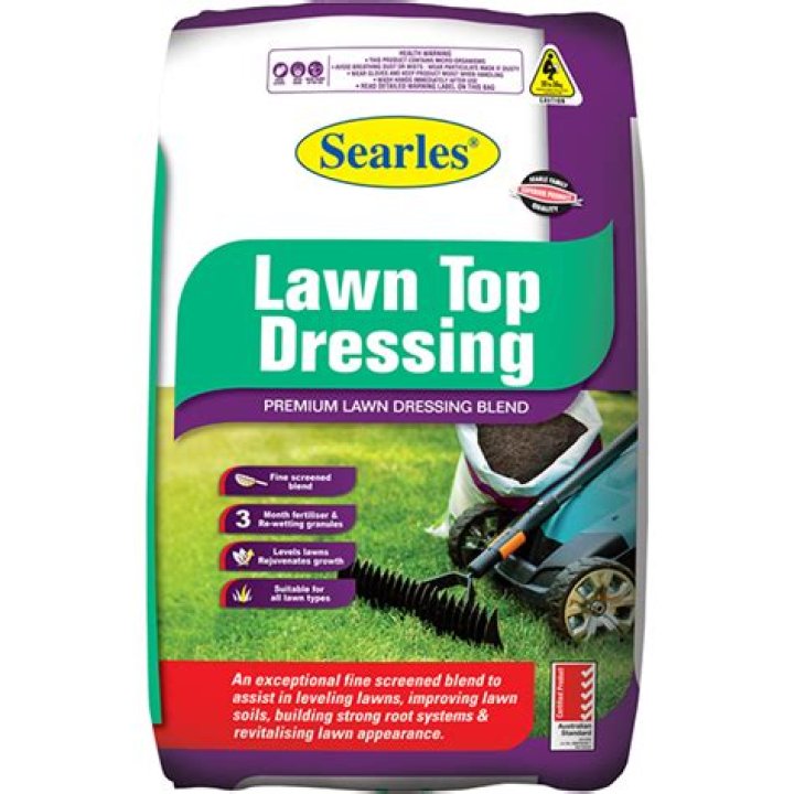 What is a good top dressing for lawns?