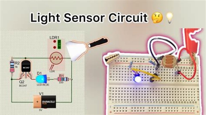What is a light sensing circuit?