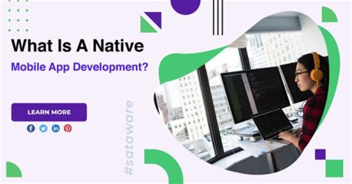 What is a native mobile app?