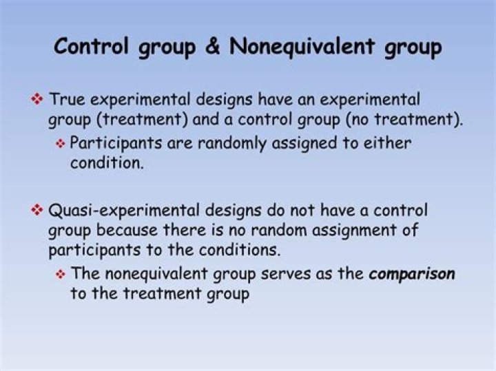 What is a nonequivalent control group design