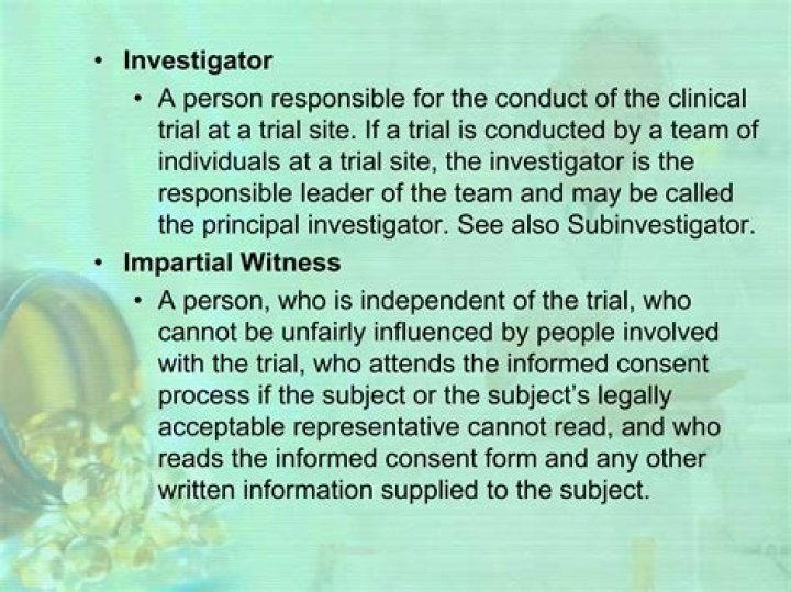 What is a Subinvestigator