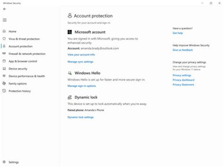 What is account protection Microsoft?